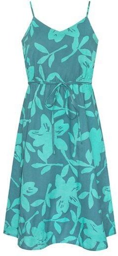 Global Mamas Bio Sommerkleid - SUNSET - Sea Glass