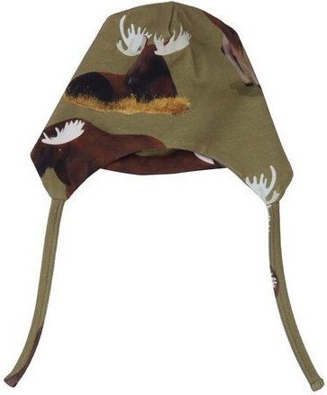 Babymütze Bio Baumwolle Walkiddy, Grün, Majestic Mooses, GOTS-zertifiziert, nachhaltige Materialien, umweltfreundlich, h...