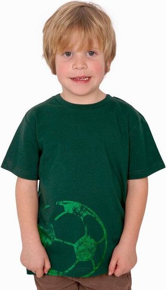 HANDGEDRUCKT "Fußball" Unisex Kinder T-Shirt