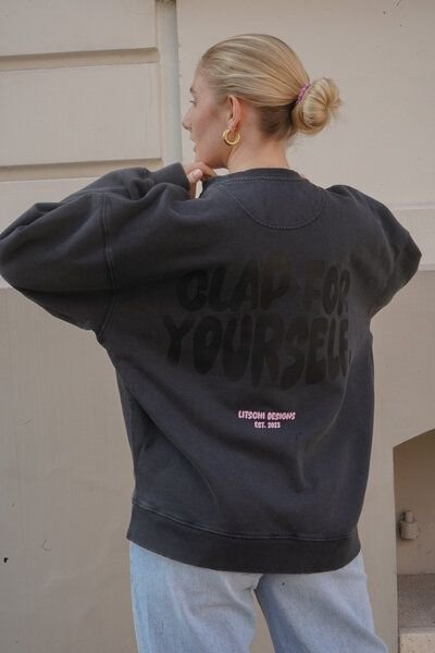 LITSCHI DESIGNS CLAP SWEATER