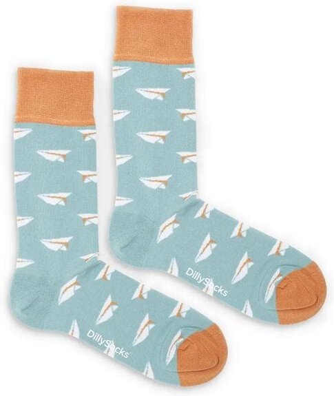 DillySocks Socken Folded Flights aus Biobaumwoll-Mix