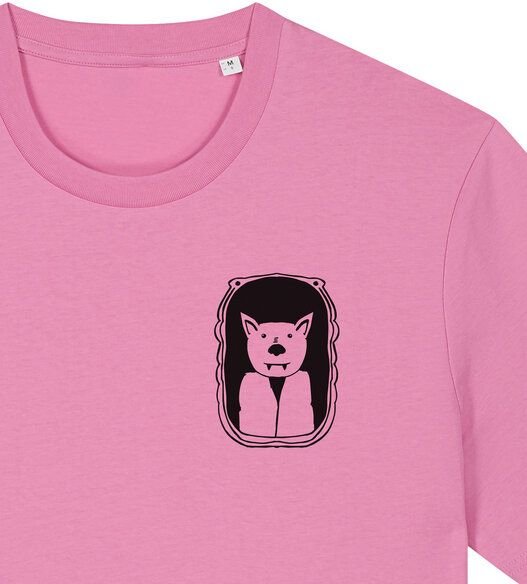 päfjes Der Graf / Vampir Fledermaus im Bilderrahmen - Unisex Männer T-Shirt Bio & Fair