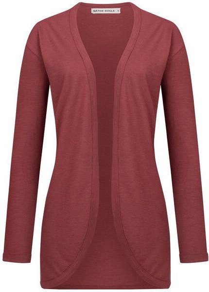 NATIVE SOULS Slub Cardigan Damen