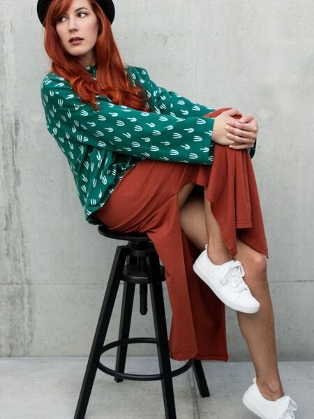 Ecostories Ladies Pullover Kaktusgrasgeflüster