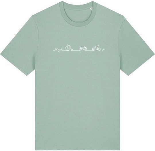 Brandless Basic Bio Unisex T-Shirt Bicycle Line 180g/m² XXS - 3 XL