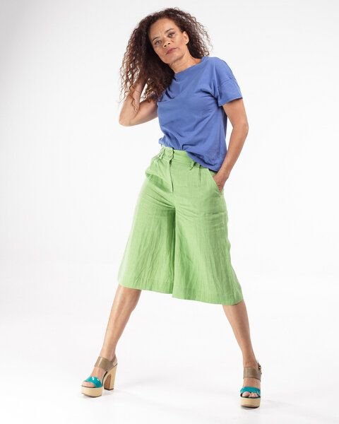 Alma & Lovis Hose in Rockoptik aus Leinen | Leinen Hosenrock