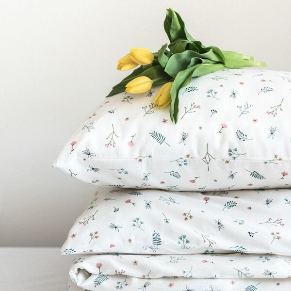 Lesen - Design-Bettwäsche Nachhaltiges Bettwäsche-Set aus 100% BIO-Baumwollsatin - Käfer