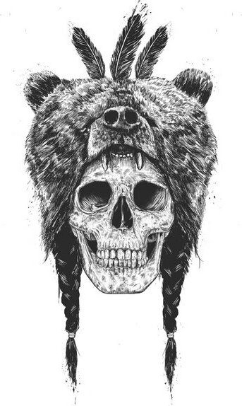 Photocircle Poster / Leinwandbild - Dead shaman