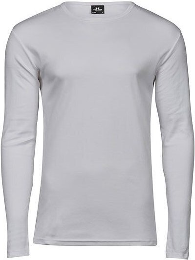 TeeJays Herren Langarm Shirt Taillierter Schnitt geschnitten Rundhals Bio - Baumwolle bis 3XL