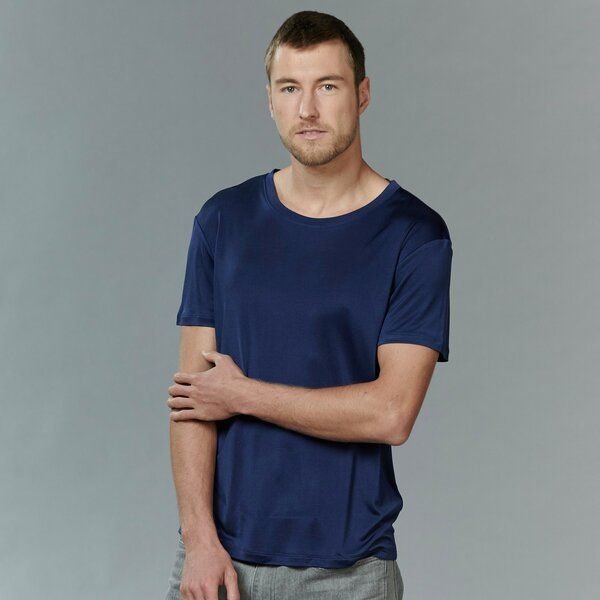 Kokon Zwo Männer Shirt 100% Seide (peacesilk)