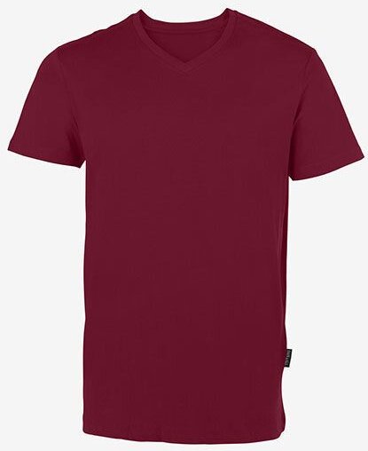 HRM Herren T-Shirt V-Ausschnitt 8 Farben bis Größe 6XL aus zert. Bio - Baumwolle Unisex