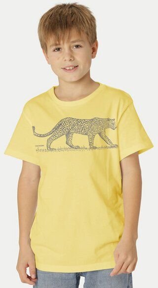 Peaces.bio - handbedruckte Biomode Bio-Kinder T-Shirt Leopard