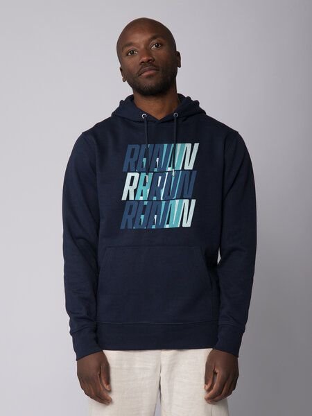 watapparel Hoodie Unisex Run, Run, Run blue