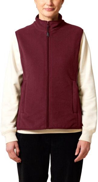 YTWOO Damen ärmellose Fleecejacke enganliegend aus 100% recyceltem Polyester