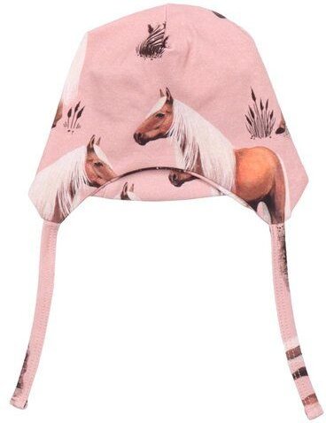 Walkiddy Beauty Horses Rosa Mütze - Nachhaltige, Umweltfreundliche Mode für Tierschutz – GOTS zertifiziert