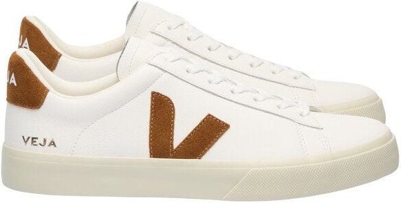 Veja Damen-Sneaker Campo Leather White Cognac