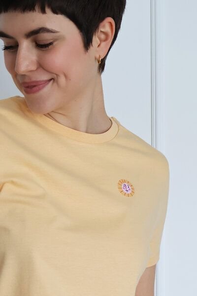 Kultgut Artdesign - Biofair- Flauschiges Femin Shirt / Little Sun