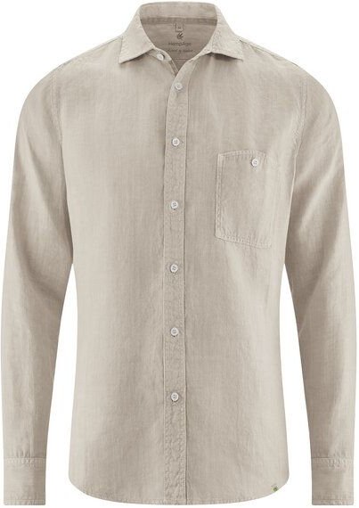 HempAge Schmales Langarmhemd 100% Hanf