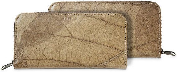 BELEAF Großes veganes Portemonnaie "BIG LEAF" aus Blattleder