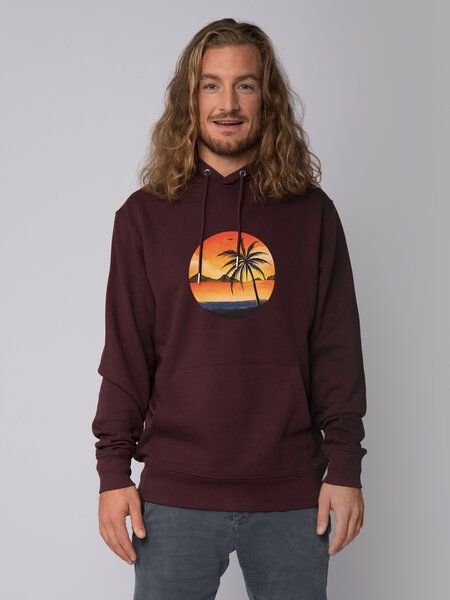 watapparel Hoodie Unisex Sunset on palm beach