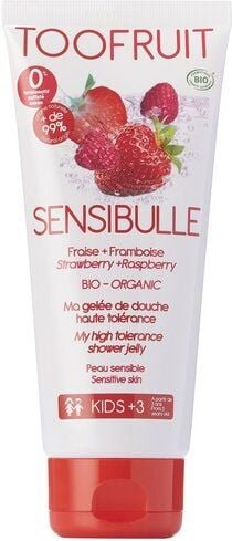 TOOFRUIT Duschgel für Kinder Duft Erdbeere-Himbeere, Inhalt: 200ml
