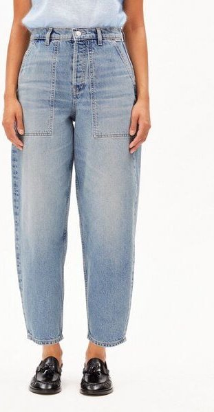 ARMEDANGELS BAARLY CARPENTER BARREL Damen Barrel Leg Jeans aus recycelter Baumwolle