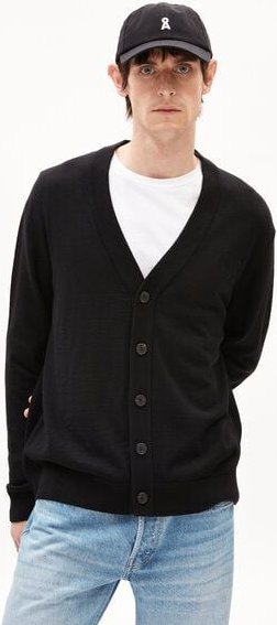 ARMEDANGELS KAARDON ICONIC Unisex Strickjacke Relaxed Fit aus Bio-Merino Wolle