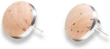 Kork-Deko Ohrstecker für jede Gelegenheit, hellbraun