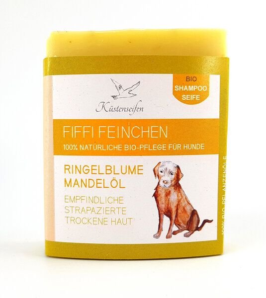 Küstenseifen Manufaktur Bio-Hundeseife "Fiffi Feinchen"/ Shampooseife / Fellseife für Hunde