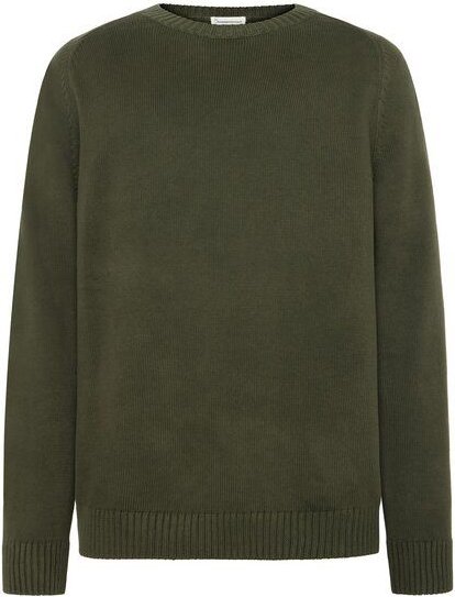 KnowledgeCotton Apparel Strickpullover CREW NECK aus Bio-Baumwolle