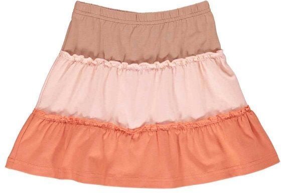 Fred's World by Green Cotton "Green Cotton" Stufen-Rock cream/rose/melone