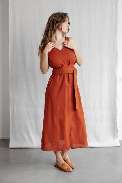 Jyoti - Fair Works Bio-Baumwoll Kleid Agnila