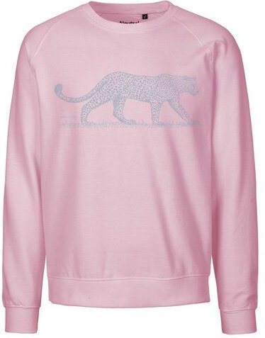 Peaces.bio - handbedruckte Biomode Bio Damen Sweatshirt Loose Fit Leopard