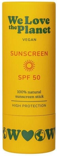 We love the planet 100% natürlicher Sun-Stick LSF 50