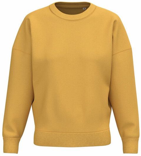 Greenspired Umweltfreundliches Damen Sweatshirt mit Rundhalsausschnitt und überschnittenen Schultern 300g/m²
