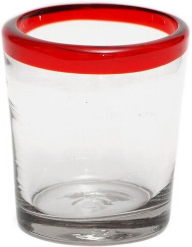 GLOBO Fair Trade Trinkglas TRAPEZ aus Recyclingglas, mundgeblasen, verschiedene Designs