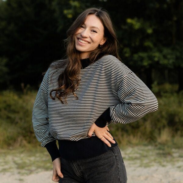 NORDLICHT Feinstrick Pullover aus 100% Bio-Baumwolle TARJA