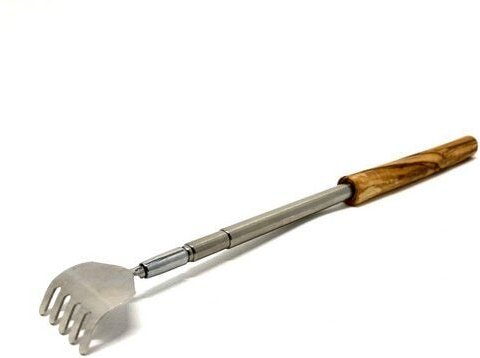 Olivenholz erleben Rückenkratzer mit ausziehbarem Arm und Griff aus Olivenholz