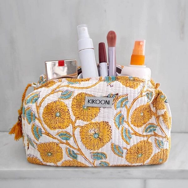 KIKOONI handgefertigte Kosmetiktasche "Shiki Mi"