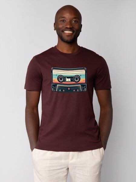 watapparel T-Shirt Unisex Retro Kassette