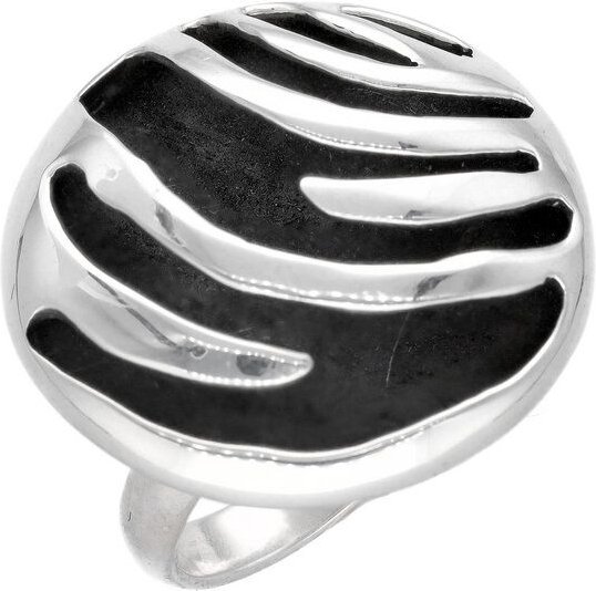 pakilia Silber Ring Streifen Fair-Trade und handmade