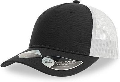Atlantis Headwear Atlantis Zion Cap Mesh - Basecap zweifarbig aus Recyceltem Polyester Truckercap