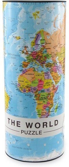 Extragoods Weltpuzzle Englisch THE WORLD 1000 Teile - Die gesamte World 68 x 48 cm