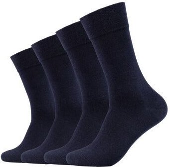 camano 4 Paar Premium Socken ohne Gummidruck Biobaumwolle