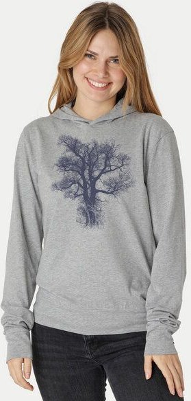 Peaces.bio - handbedruckte Biomode Damen Jersey-Hoodie Chestnut