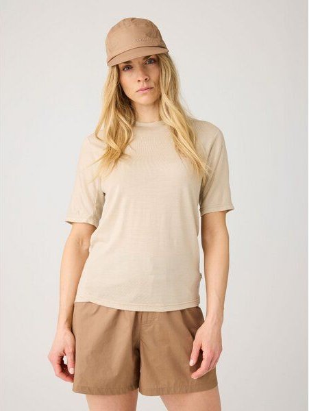 KnowledgeCotton Apparel T-Shirt DYNAMIC aus Merinowolle - Damen