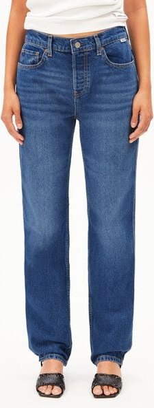 ARMEDANGELS AAVELINE Damen Straight Jeans recycelte Baumwolle