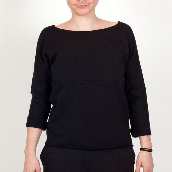 KOLO Berlin Longsleeve Run aus Bio-Baumwolle - schwarz - unisex