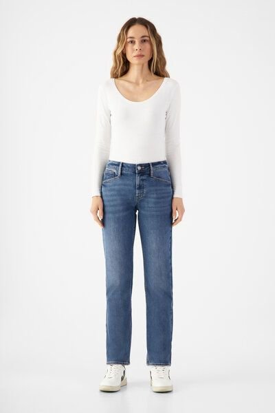 Thumbnail - Damen Jeans SUNSET Regular Slim Soft Tencel DAWN TENCEL Mix