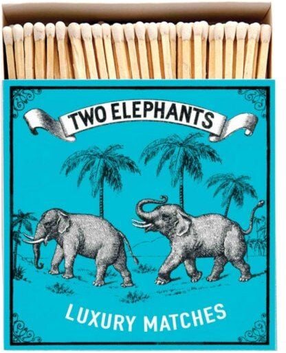 Archivist Two Elephants Matchbox Streichhölzer